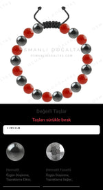 Özel Tasarım Merdiven Kapama Bileklik - 20 Taş - Özel Tasarım Görseli