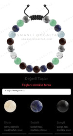 Özel Tasarım Merdiven Kapama Bileklik - 21 Taş - Özel Tasarım Görseli