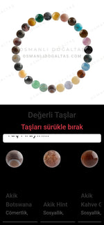 Özel Tasarım Elastik Misineli - 27 Taş - Özel Tasarım Görseli