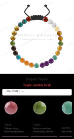 Özel Tasarım Merdiven Kapama Bileklik - 27 Taş - Özel Tasarım Görseli