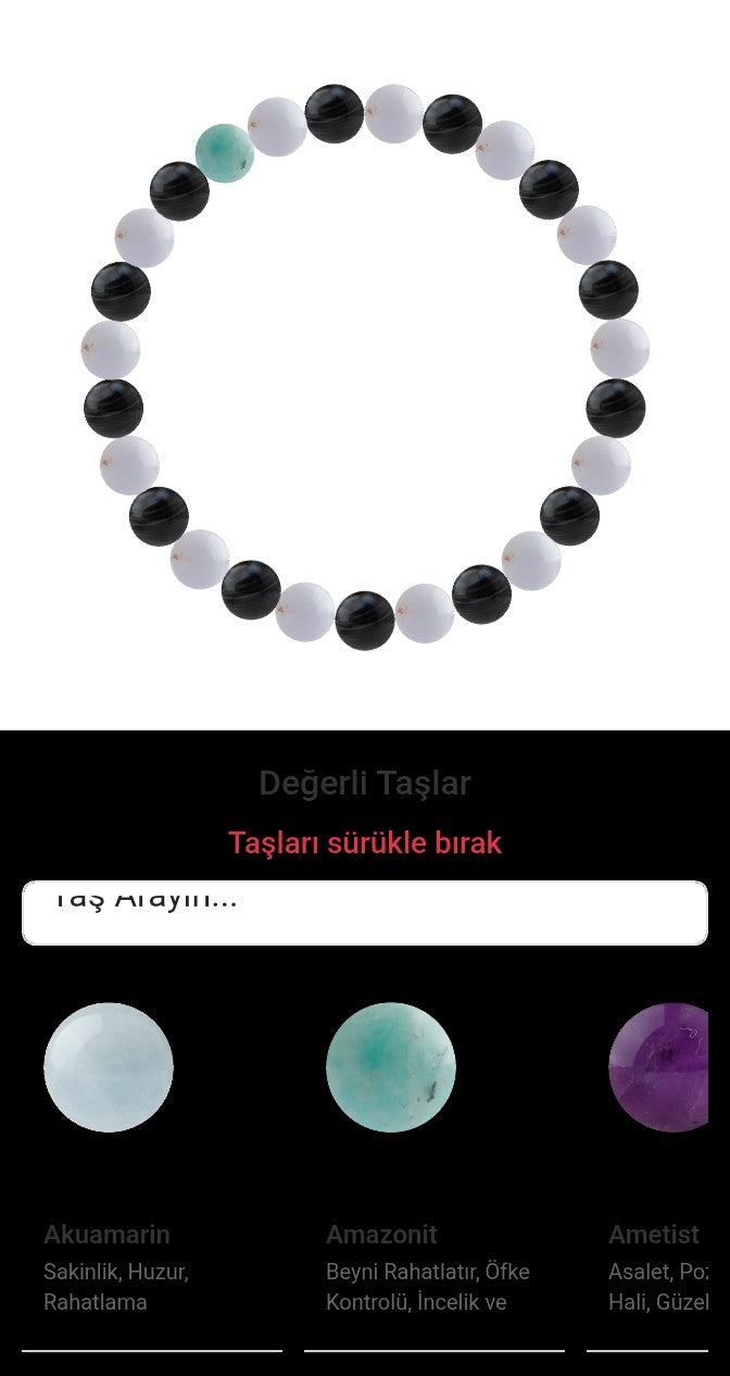 Özel Tasarım Elastik Misineli - 27 Taş - Özel Tasarım Görseli