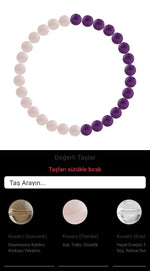 Özel Tasarım Elastik Misineli - 30 Taş - Özel Tasarım Görseli