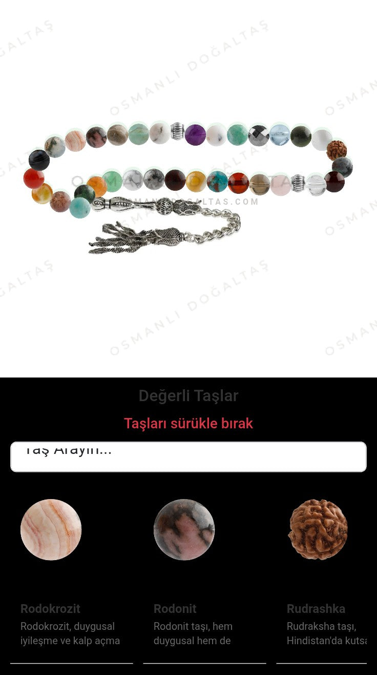 Özel Tasarım Tesbih - 33 Taş - Özel Tasarım Görseli