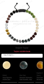 Özel Tasarım Merdiven Kapama Bileklik - 30 Taş - Özel Tasarım Görseli
