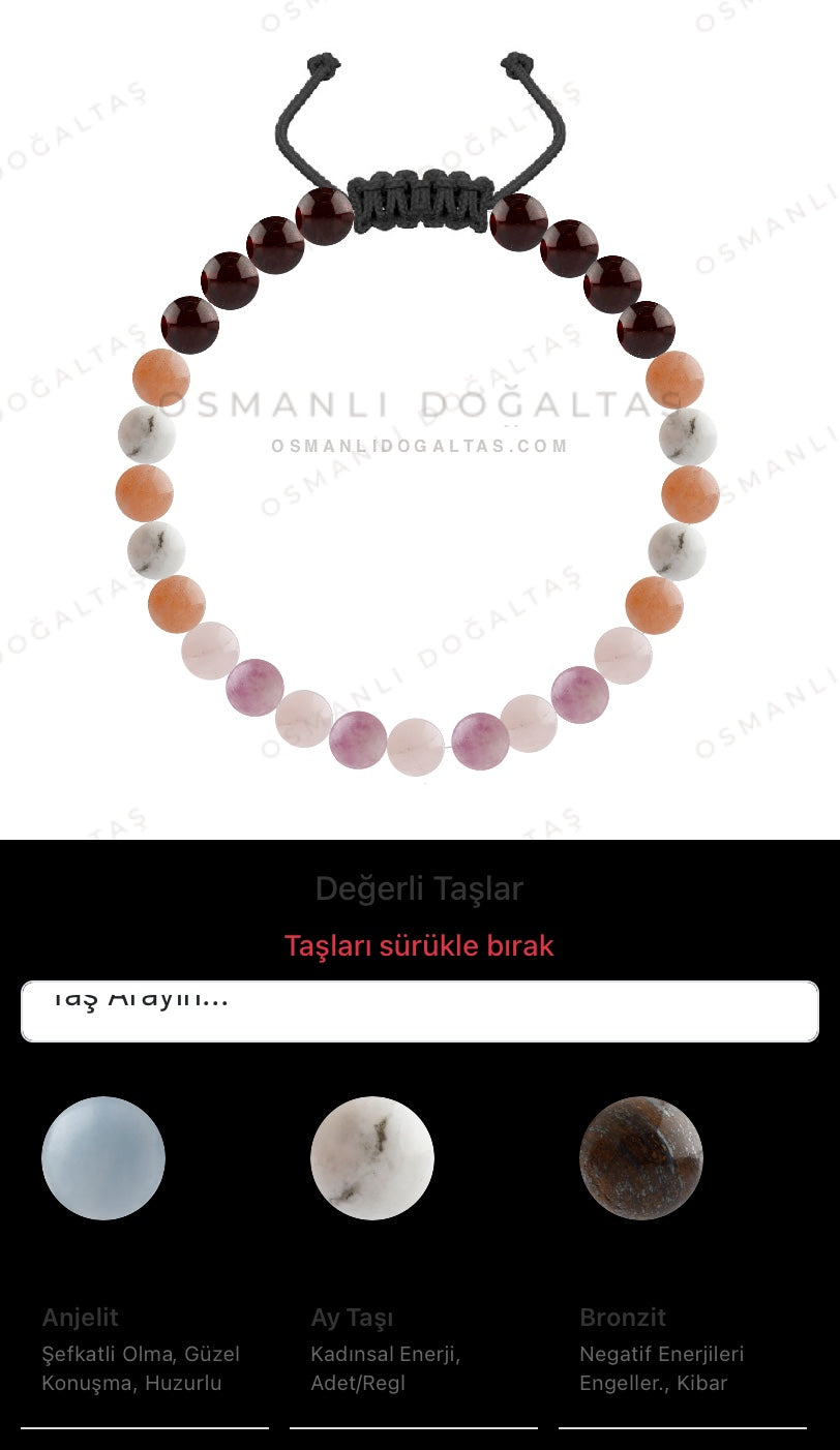 Özel Tasarım Merdiven Kapama Bileklik - 27 Taş - Özel Tasarım Görseli