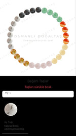 Özel Tasarım Elastik Misineli - 30 Taş - Özel Tasarım Görseli