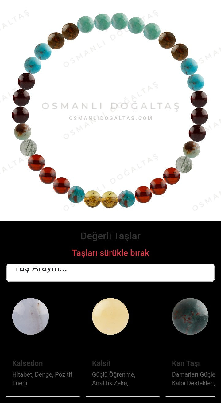 Özel Tasarım Elastik Misineli - 33 Taş - Özel Tasarım Görseli