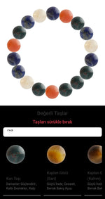 Özel Tasarım Elastik Misineli - 18 Taş - Özel Tasarım Görseli