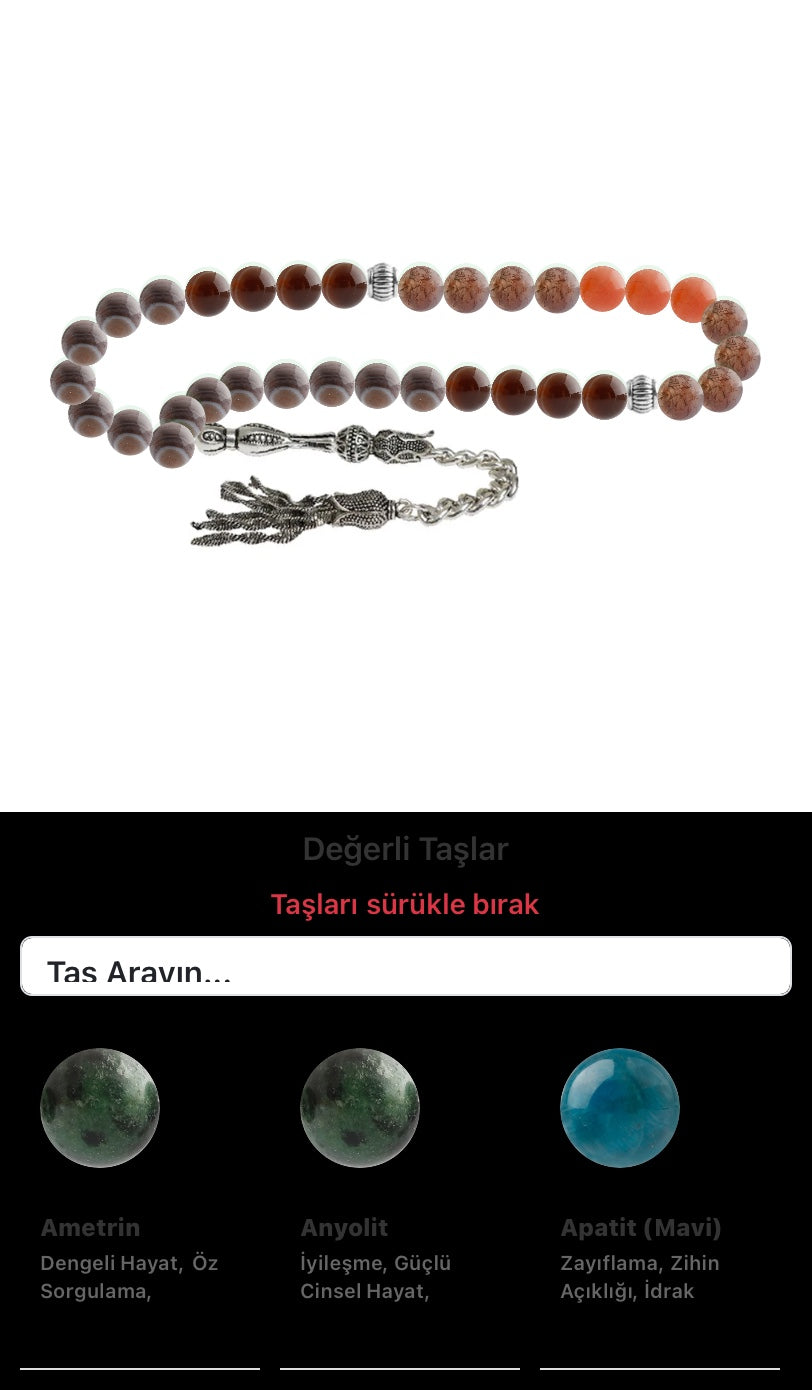 Özel Tasarım Tesbih - 33 Taş - Özel Tasarım Görseli