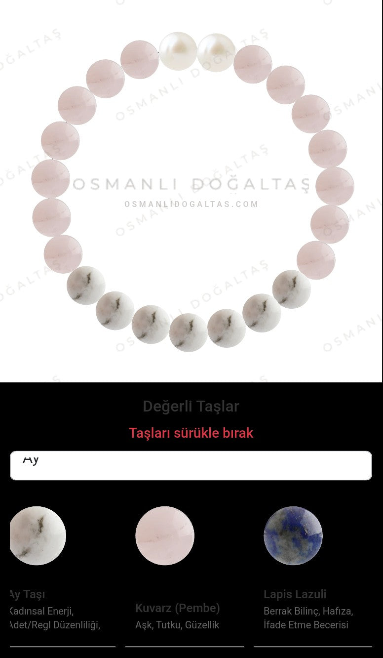 Özel Tasarım Elastik Misineli - 23 Taş - Özel Tasarım Görseli