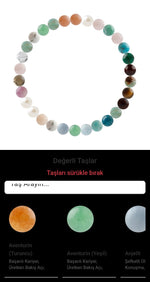 Özel Tasarım Elastik Misineli - 30 Taş - Özel Tasarım Görseli