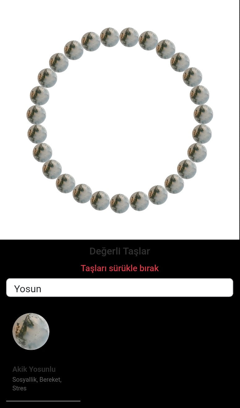Özel Tasarım Elastik Misineli - 27 Taş - Özel Tasarım Görseli