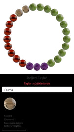 Özel Tasarım Elastik Misineli - 25 Taş - Özel Tasarım Görseli