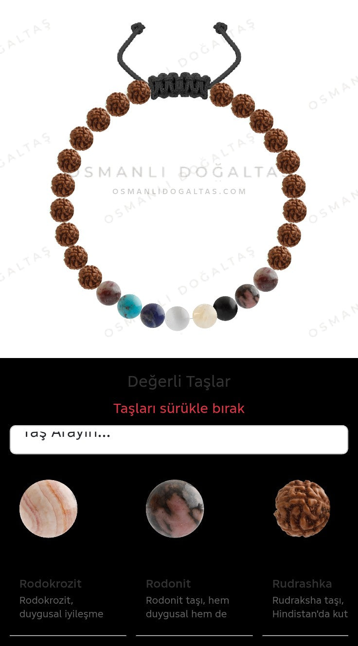 Özel Tasarım Merdiven Kapama Bileklik - 27 Taş - Özel Tasarım Görseli
