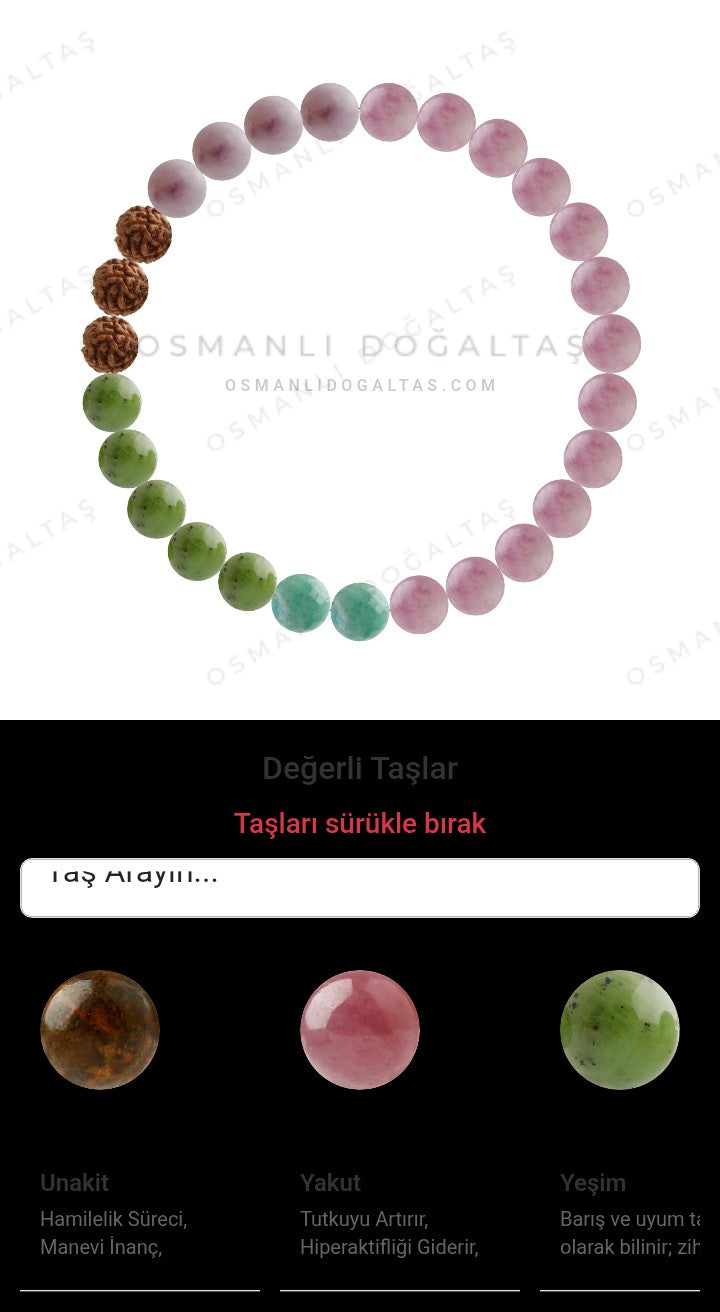 Özel Tasarım Elastik Misineli - 27 Taş - Özel Tasarım Görseli