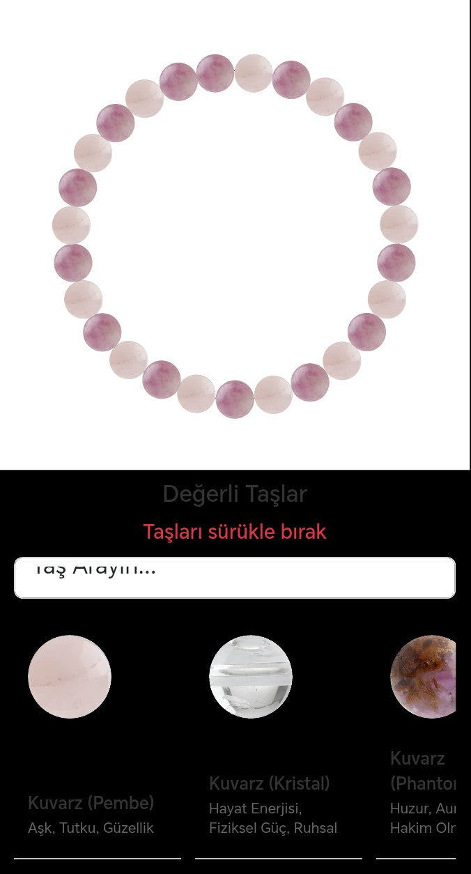 Özel Tasarım Elastik Misineli - 27 Taş - Özel Tasarım Görseli