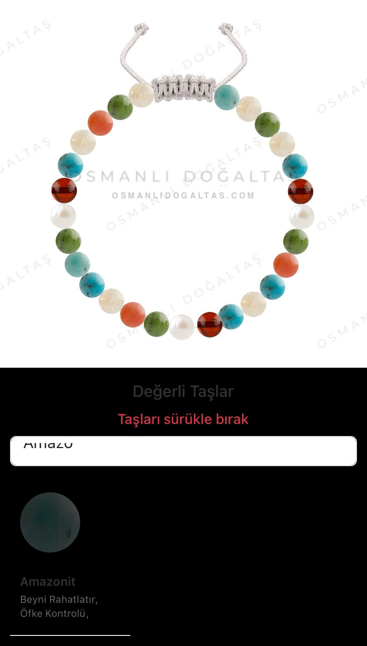Özel Tasarım Merdiven Kapama Bileklik - 27 Taş - Özel Tasarım Görseli