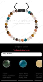 Özel Tasarım Merdiven Kapama Bileklik - 30 Taş - Özel Tasarım Görseli