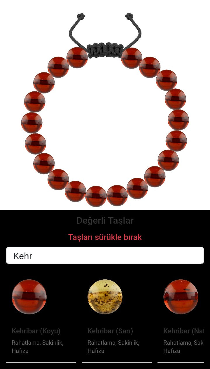 Özel Tasarım Merdiven Kapama Bileklik - 20 Taş - Özel Tasarım Görseli