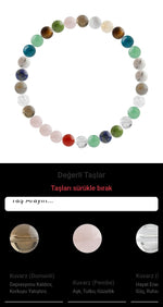 Özel Tasarım Elastik Misineli - 30 Taş - Özel Tasarım Görseli