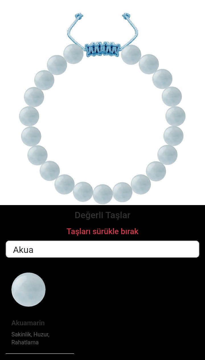Özel Tasarım Merdiven Kapama Bileklik - 21 Taş - Özel Tasarım Görseli