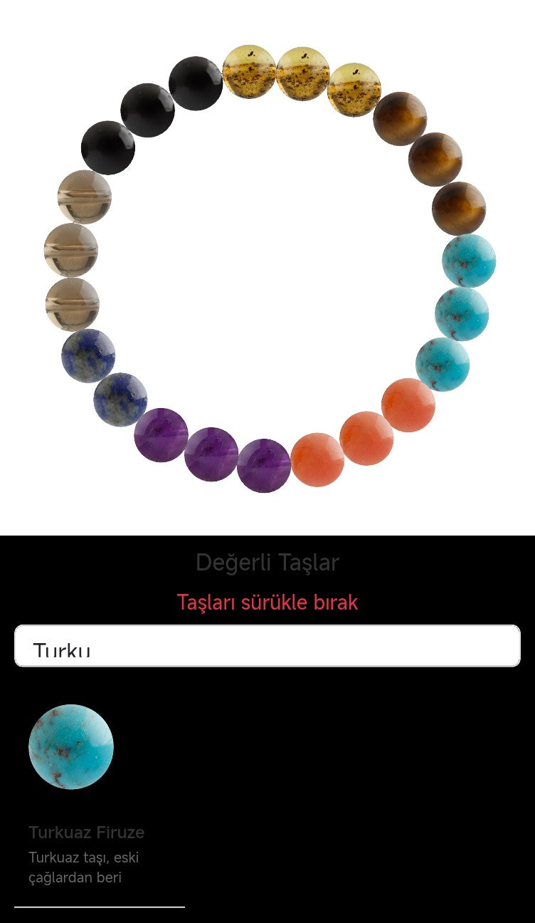 Özel Tasarım Elastik Misineli - 23 Taş - Özel Tasarım Görseli