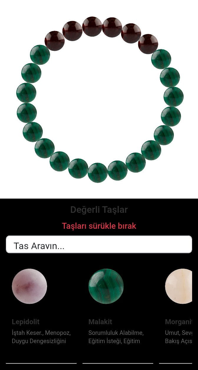 Özel Tasarım Elastik Misineli - 23 Taş - Özel Tasarım Görseli