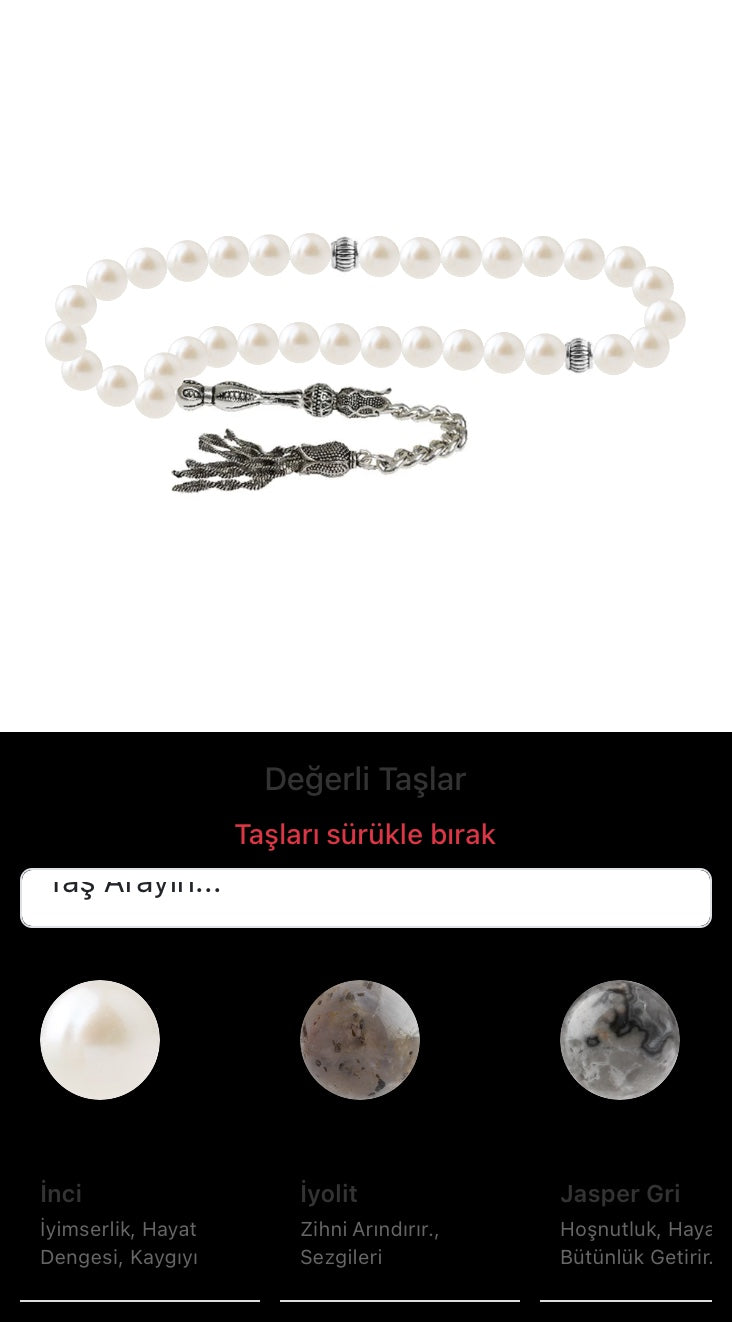 Özel Tasarım Tesbih - 33 Taş - Özel Tasarım Görseli