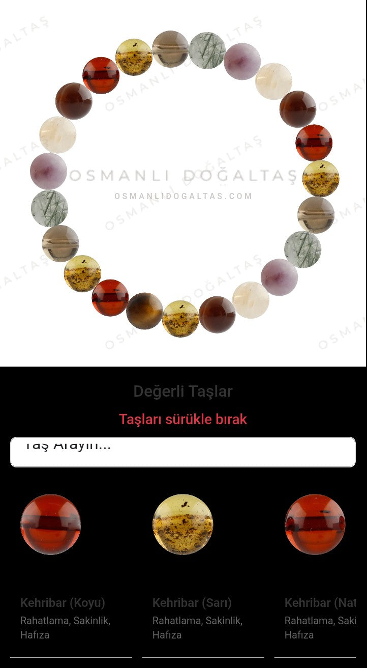 Özel Tasarım Elastik Misineli - 23 Taş - Özel Tasarım Görseli