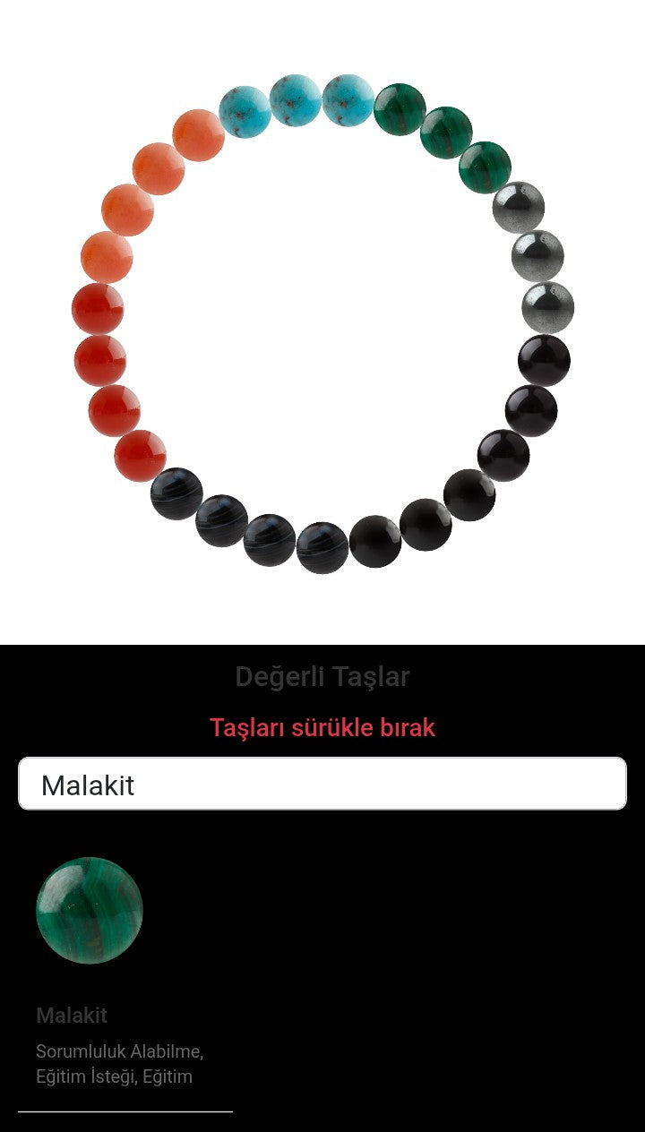 Özel Tasarım Elastik Misineli - 27 Taş - Özel Tasarım Görseli