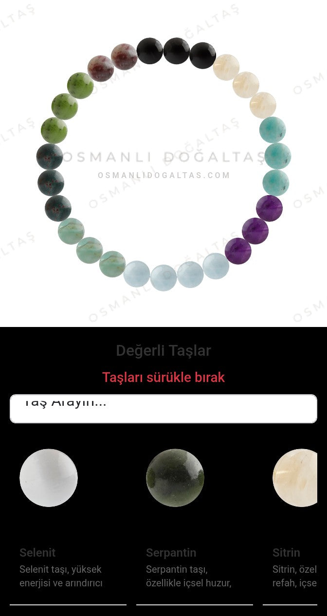 Özel Tasarım Elastik Misineli - 27 Taş - Özel Tasarım Görseli