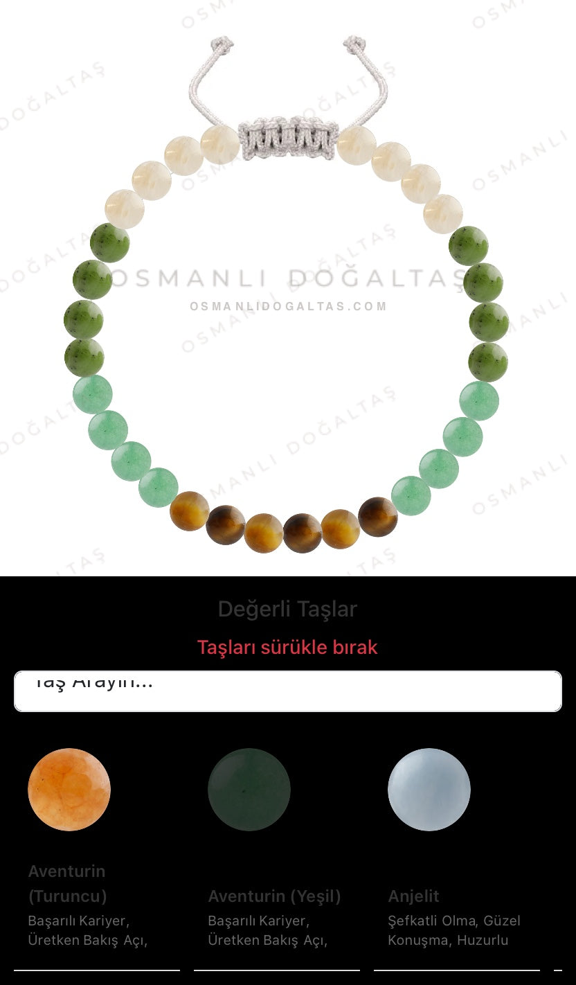 Özel Tasarım Merdiven Kapama Bileklik - 30 Taş - Özel Tasarım Görseli