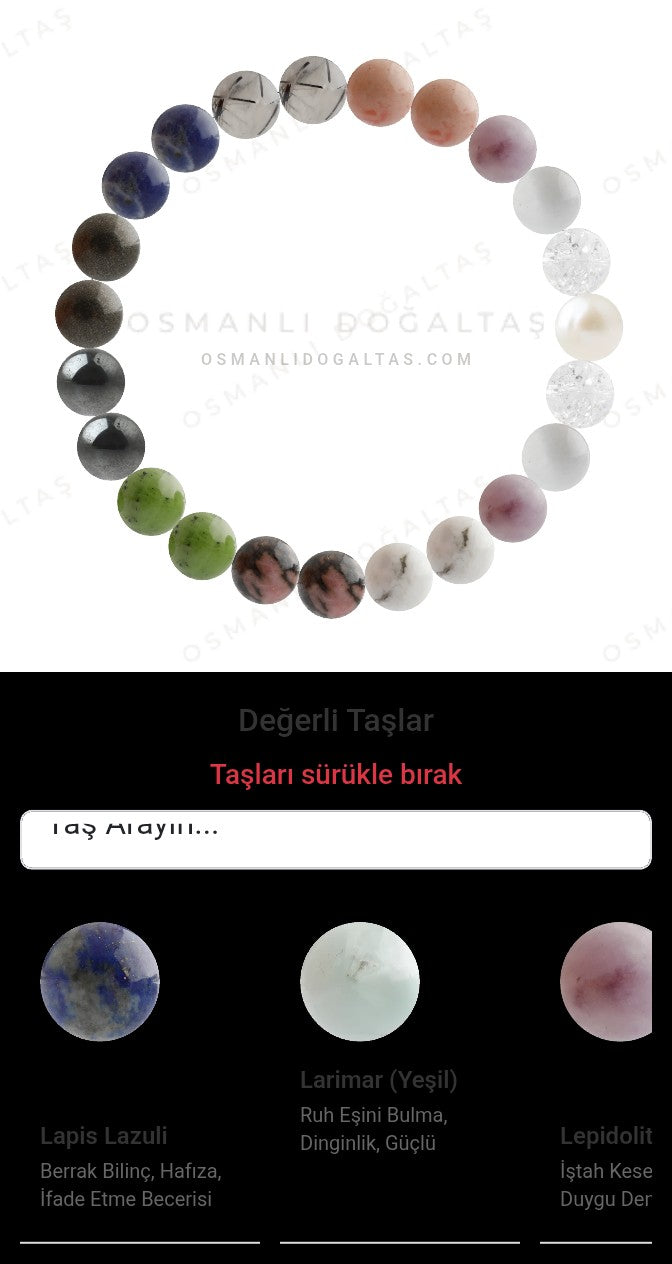 Özel Tasarım Elastik Misineli - 23 Taş - Özel Tasarım Görseli