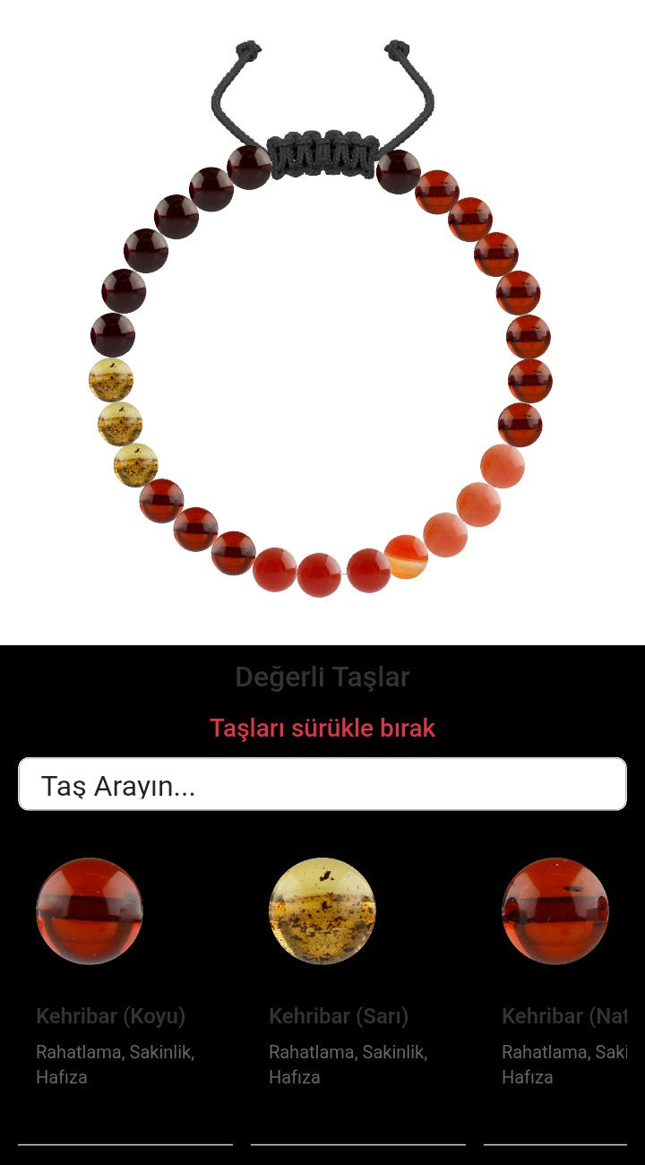 Özel Tasarım Merdiven Kapama Bileklik - 27 Taş - Özel Tasarım Görseli