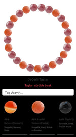 Özel Tasarım Elastik Misineli - 25 Taş - Özel Tasarım Görseli