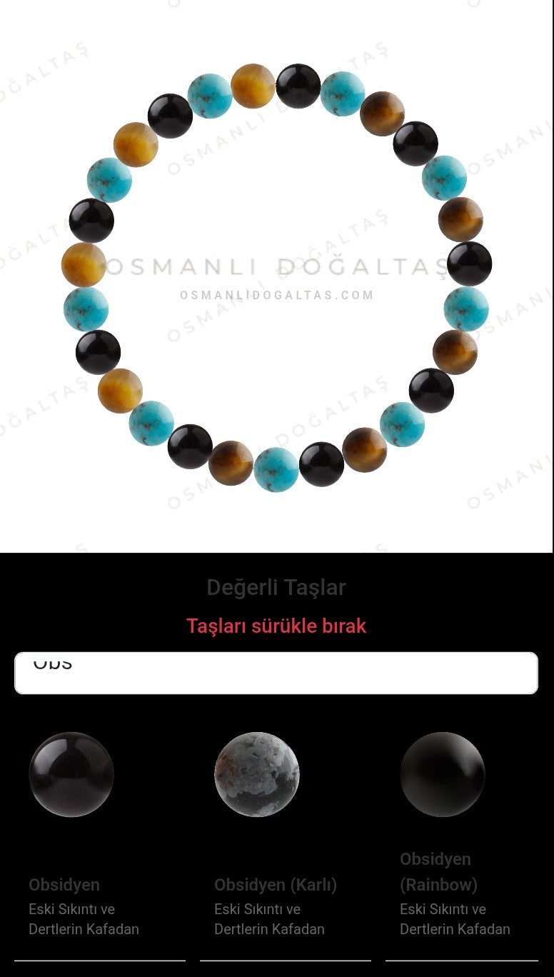 Özel Tasarım Elastik Misineli - 27 Taş - Özel Tasarım Görseli