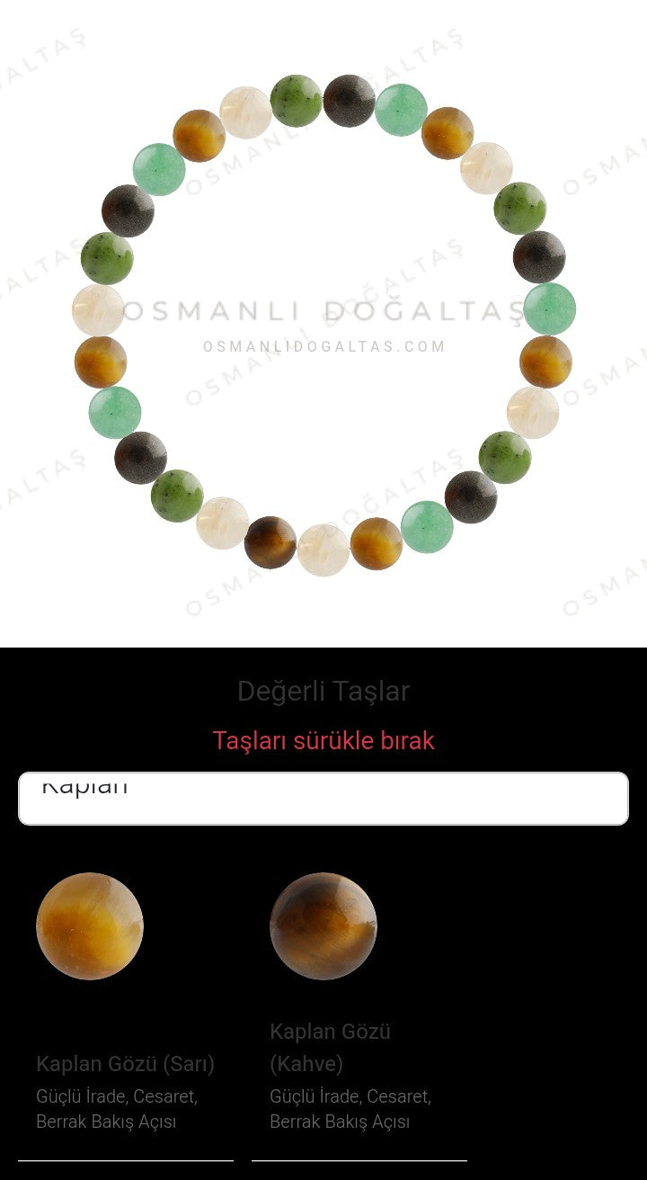 Özel Tasarım Elastik Misineli - 27 Taş - Özel Tasarım Görseli