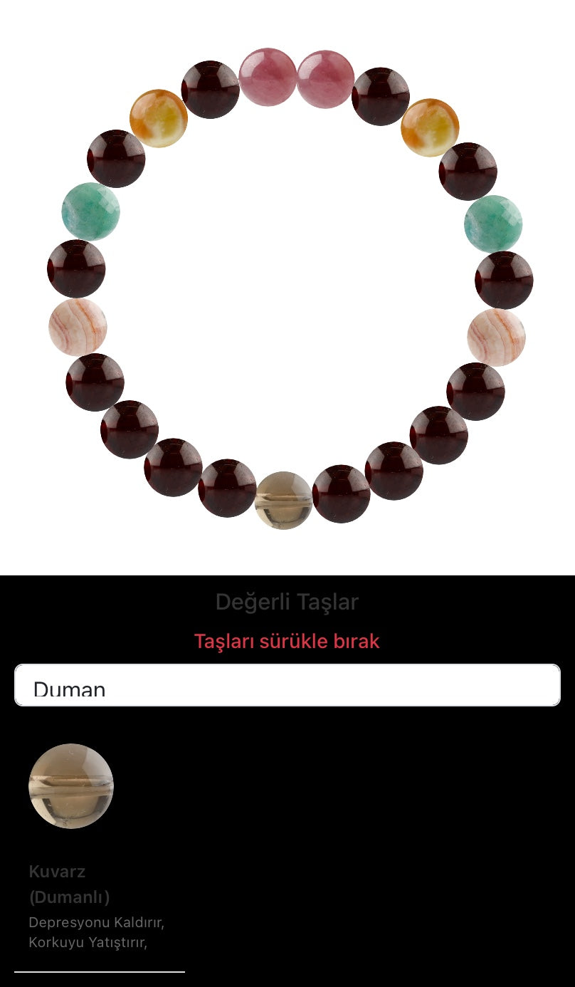 Özel Tasarım Elastik Misineli - 23 Taş - Özel Tasarım Görseli