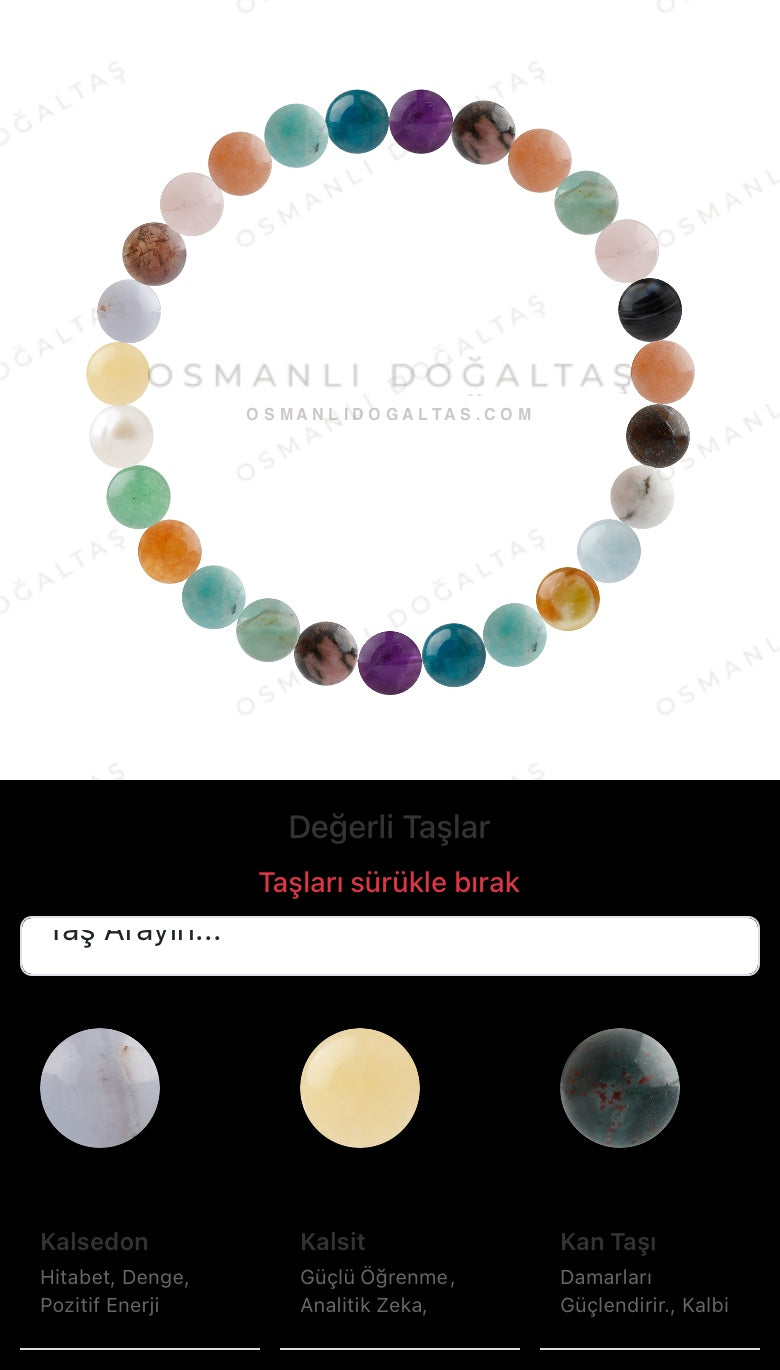 Özel Tasarım Elastik Misineli - 27 Taş - Özel Tasarım Görseli