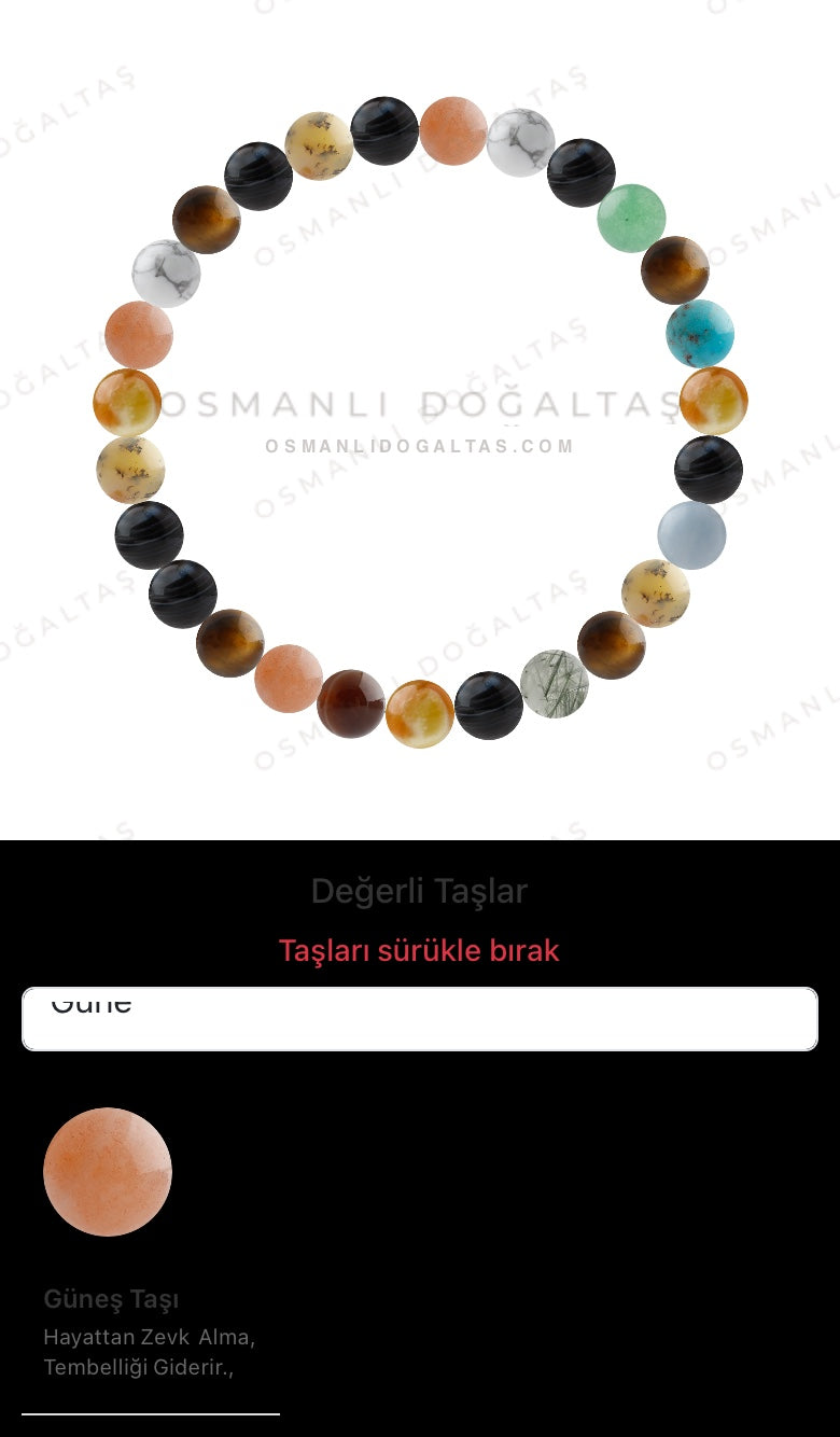 Özel Tasarım Elastik Misineli - 27 Taş - Özel Tasarım Görseli