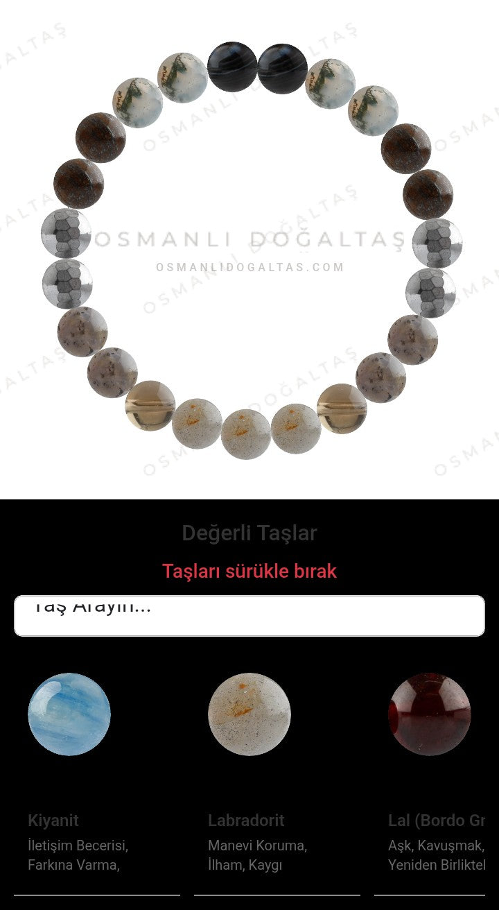 Özel Tasarım Elastik Misineli - 23 Taş - Özel Tasarım Görseli