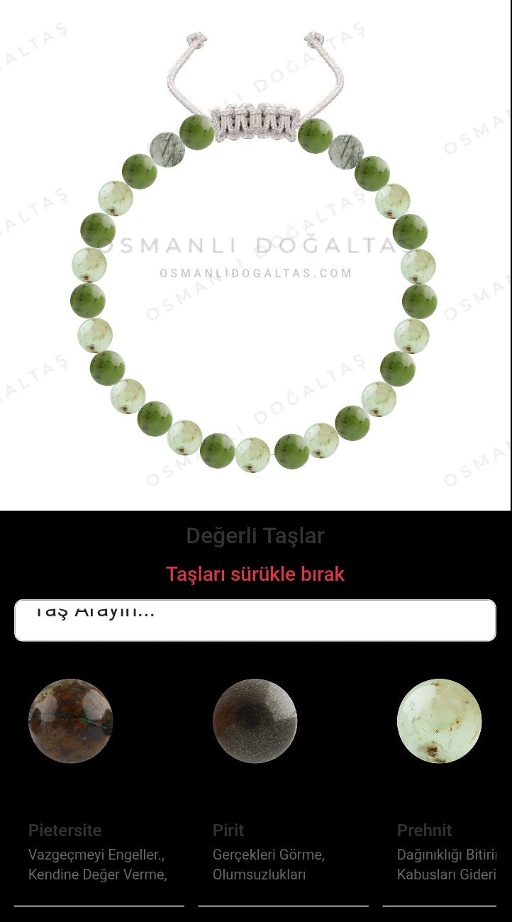 Özel Tasarım Merdiven Kapama Bileklik - 27 Taş - Özel Tasarım Görseli