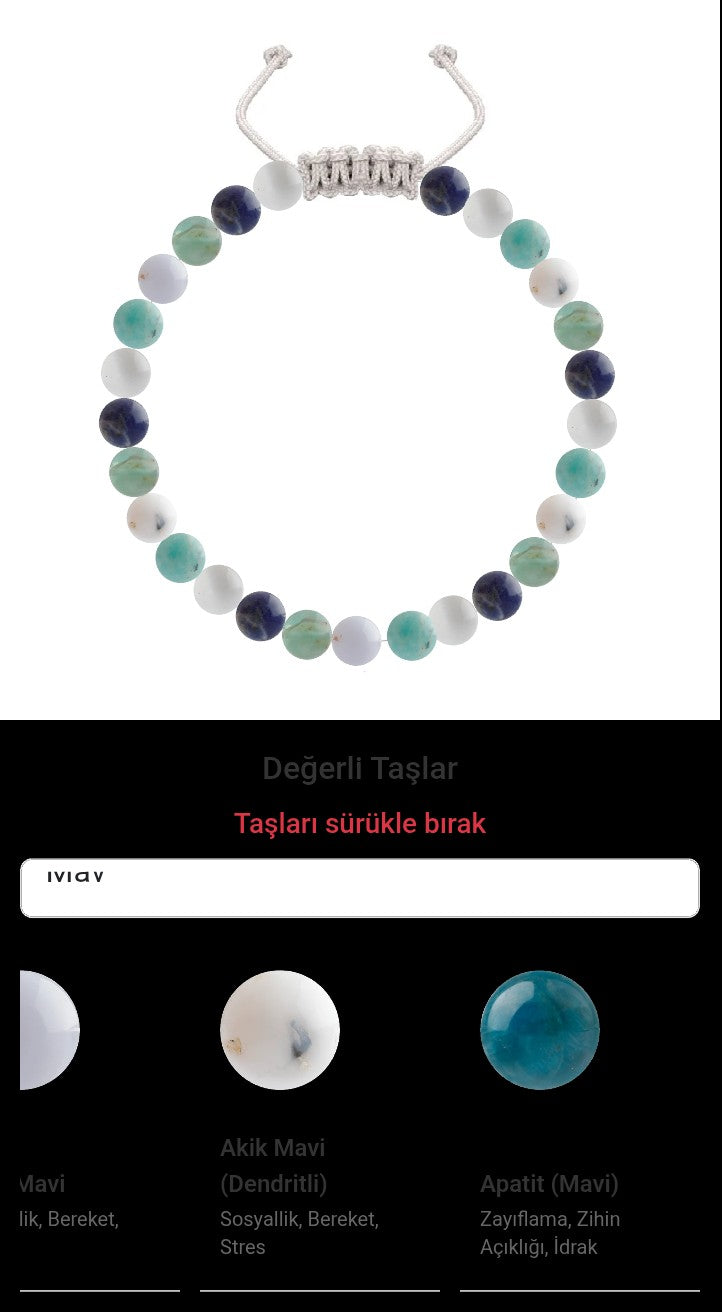 Özel Tasarım Merdiven Kapama Bileklik - 27 Taş - Özel Tasarım Görseli