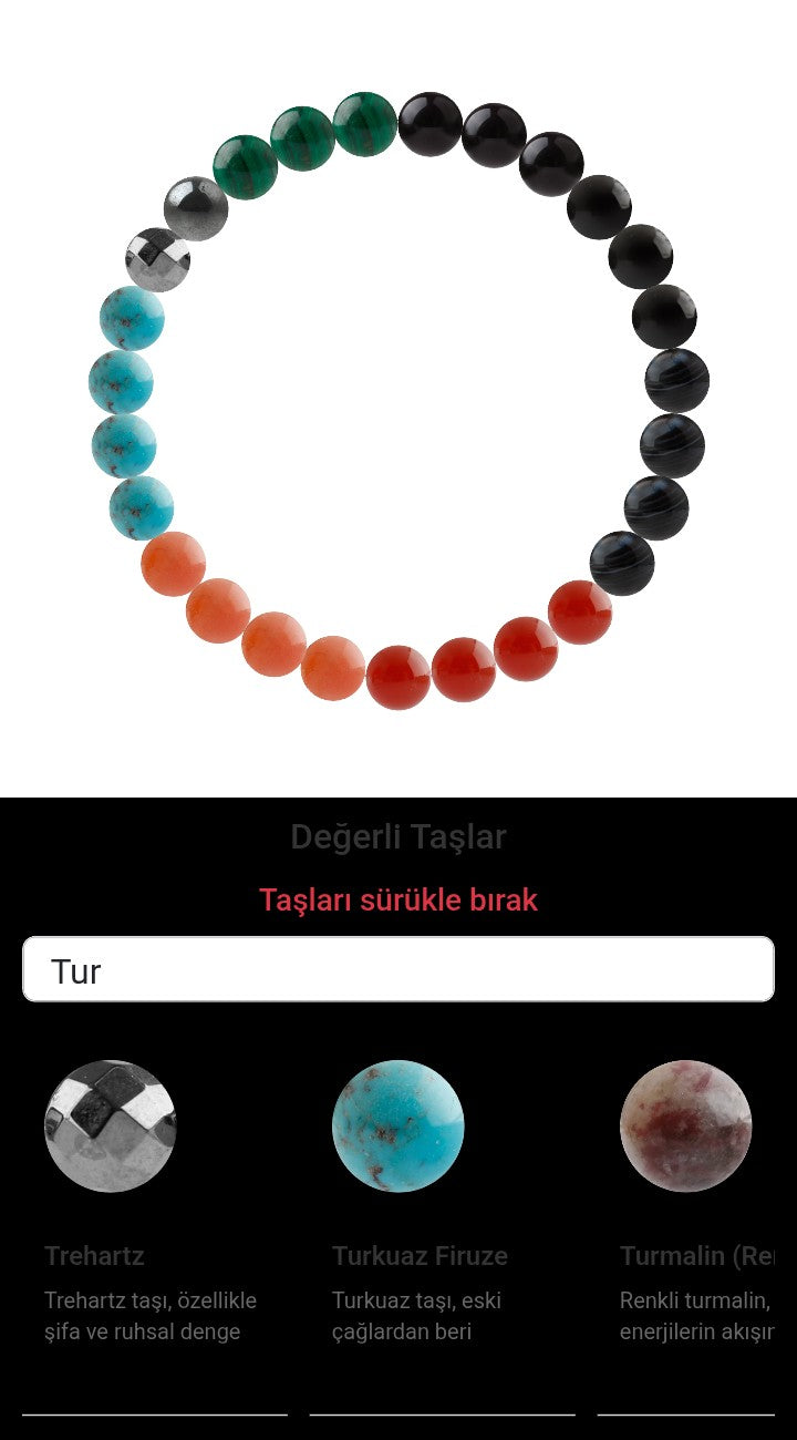 Özel Tasarım Elastik Misineli - 27 Taş - Özel Tasarım Görseli