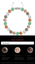 Özel Tasarım Merdiven Kapama Bileklik - 21 Taş - Özel Tasarım Görseli