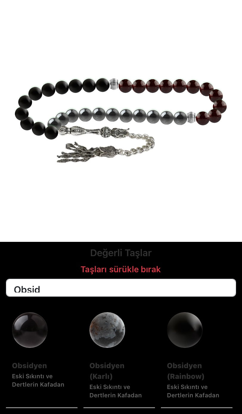 Özel Tasarım Tesbih - 33 Taş - Özel Tasarım Görseli
