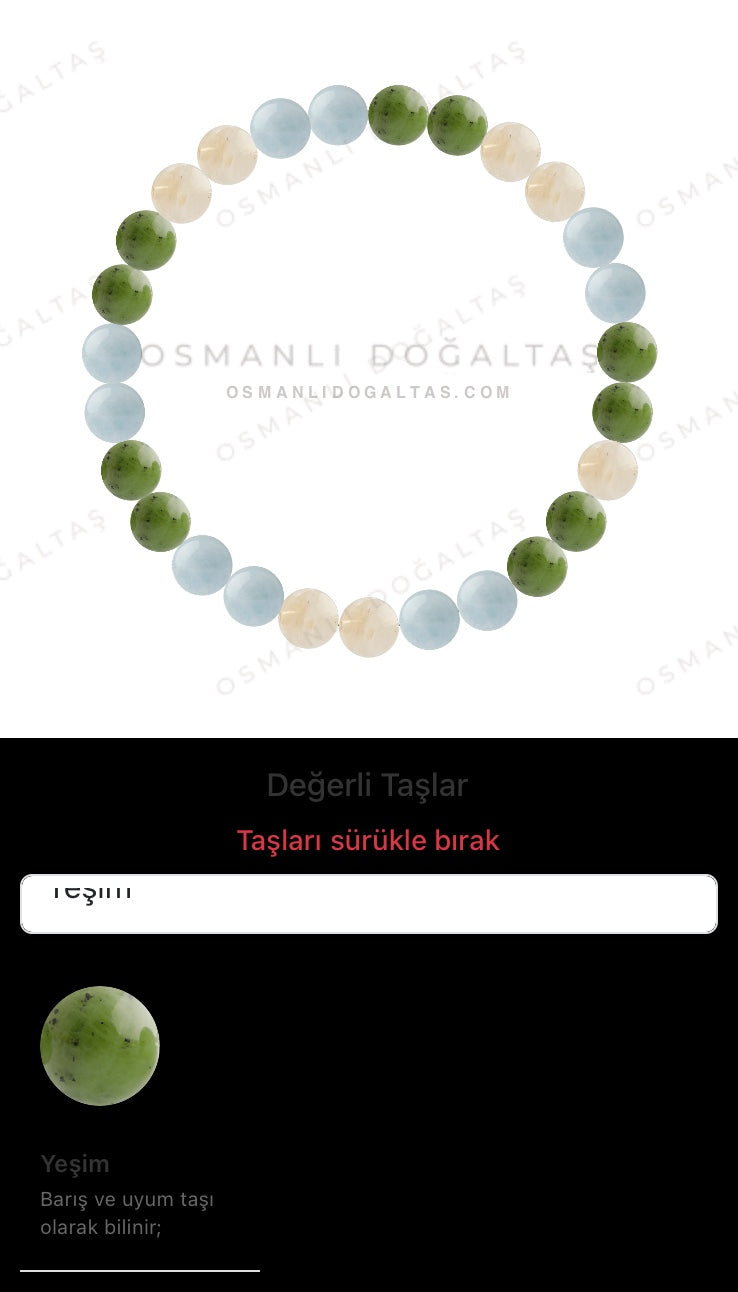 Özel Tasarım Elastik Misineli - 27 Taş - Özel Tasarım Görseli