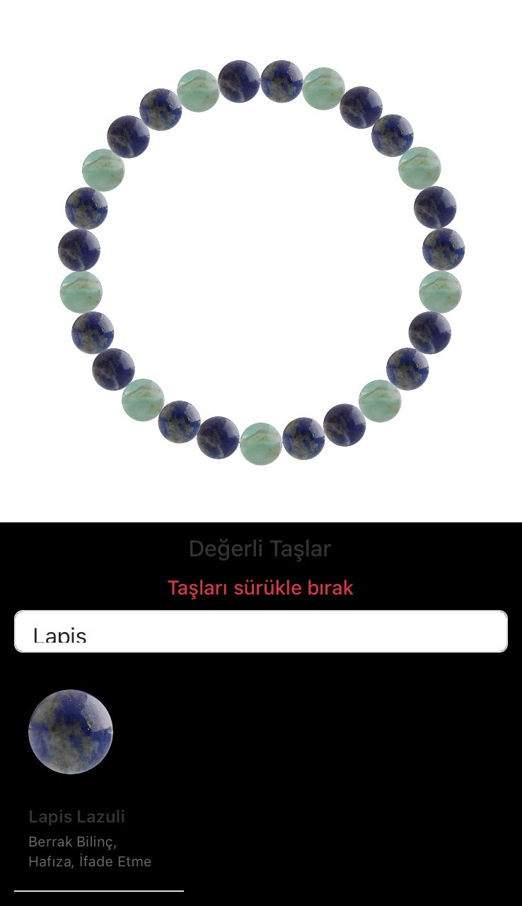 Özel Tasarım Elastik Misineli - 27 Taş - Özel Tasarım Görseli