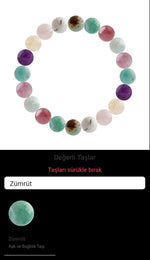 Özel Tasarım Elastik Misineli - 20 Taş - Özel Tasarım Görseli