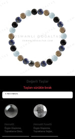 Özel Tasarım Elastik Misineli - 27 Taş - Özel Tasarım Görseli